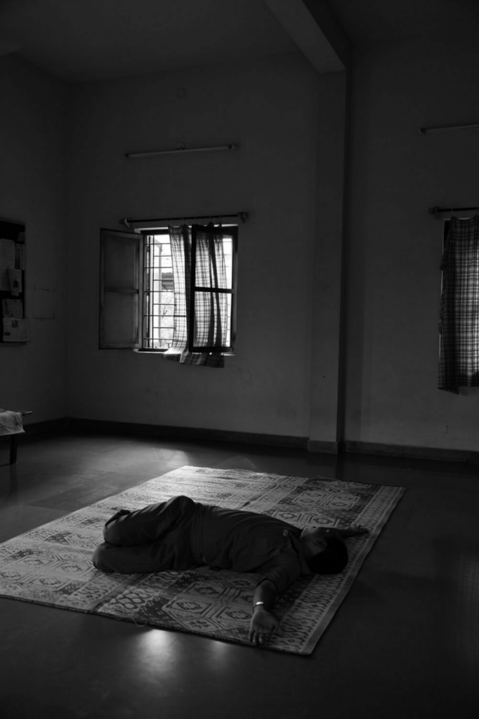 Sambhavna Clinic 13. Practicing yoga